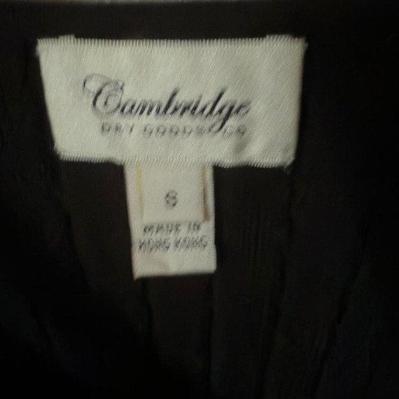 Cambridge Dry Goods Ribbed Lace Mesh Tank Top Black Stretch Y2K Small - Picture 3 of 4